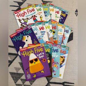 Highlights High Five Magazine Lot - 14 Issues (2024-2025)